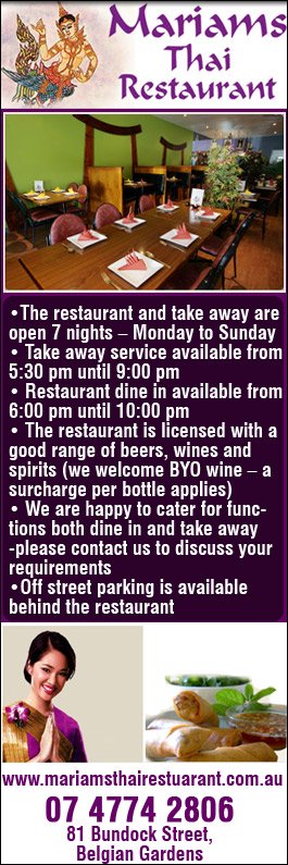 Mariams Thai Restaurant - Promotion