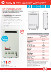 Continuous Hot Water Heater