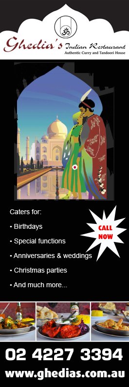 Ghedia's Indian Restaurant - Promotion