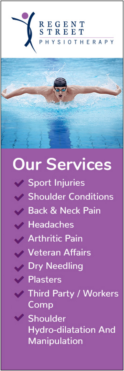 Regent Street Physiotherapy - Promotion