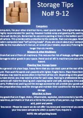 Storage Tips 9-12