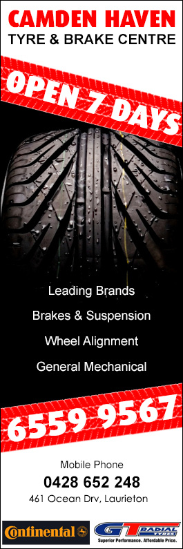Camden Haven Tyre & Brake Centre - Promotion