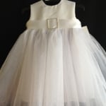 soft layers of tulle baby dress