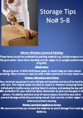Storage Tips 5-8