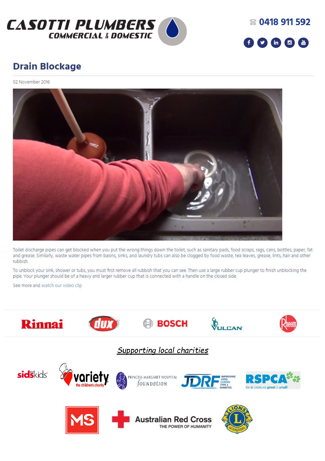 Blocked Drains