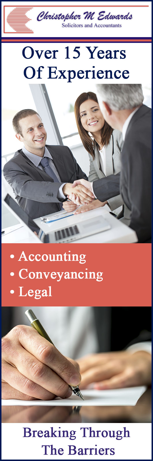Christopher M Edwards Solicitors - Promotion