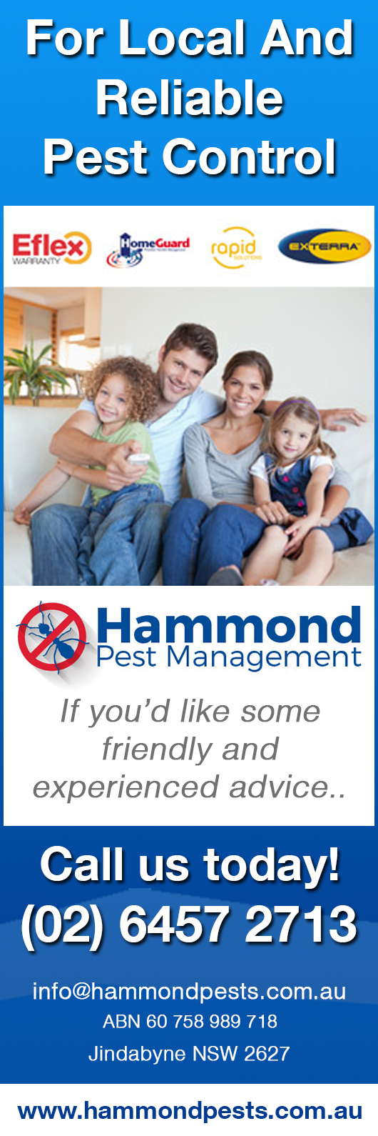 Hammond Pest Management Pest Control Jindabyne