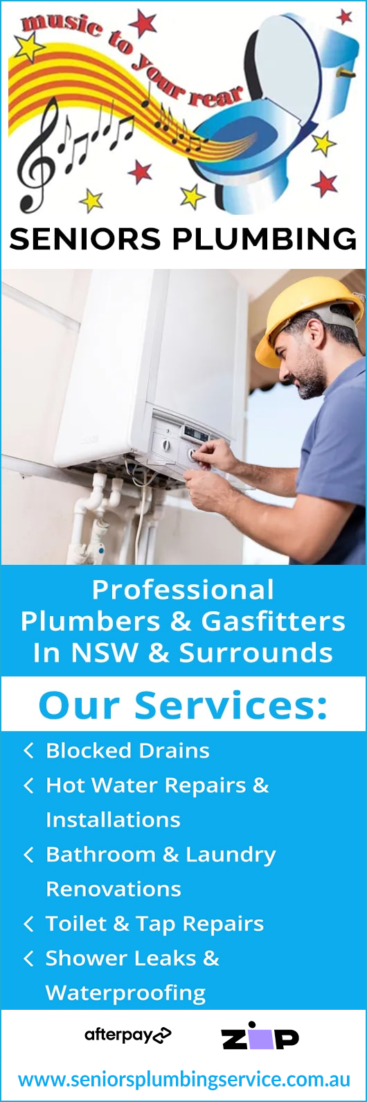 Seniors Plumbing Services - Promotion