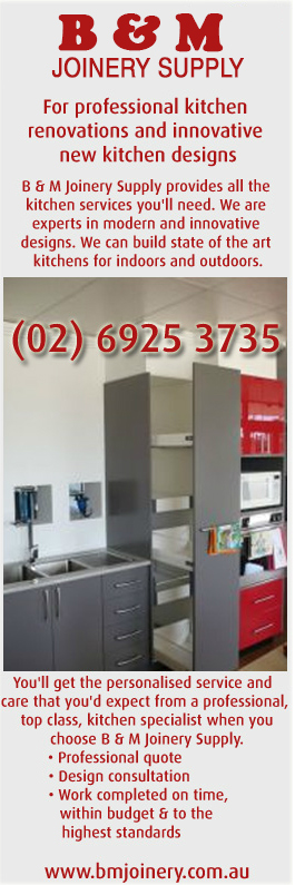 B & M Joinery Supply - Promotion