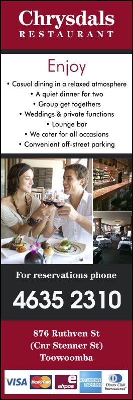 Chrysdals Restaurant - Promotion