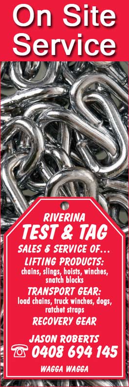 Riverina Test & Tag - Promotion
