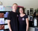 Owners of Tangles Hair Design