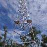 An  internet communications tower designed by Earthsolve using aluminium.