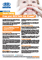 Tooth Decay - Your Child At Risk
