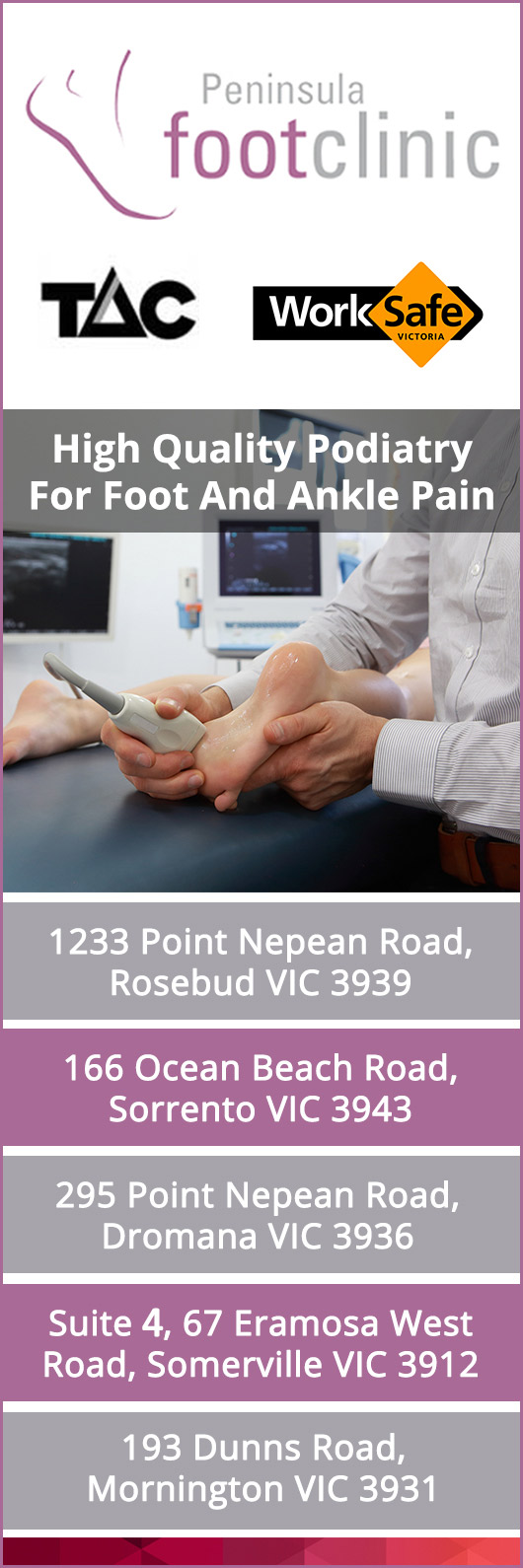 Peninsula Foot Clinic Podiatrist Rosebud Yellow Pages®