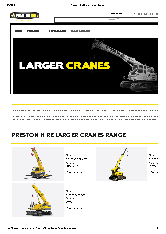 Preston Hire Larger Cranes Range