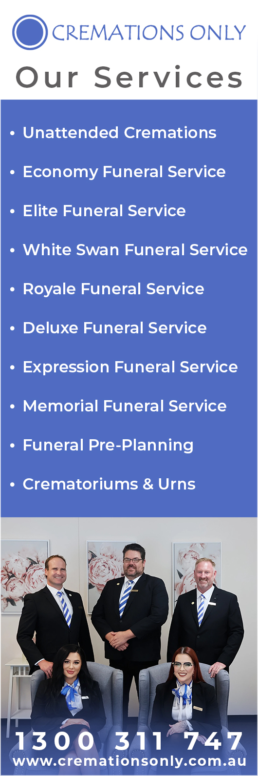 Cremations Only - Gold Coast - Promotion