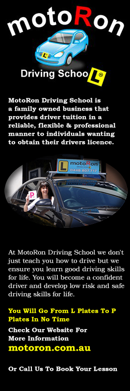 MotoRon Driving School - Promotion