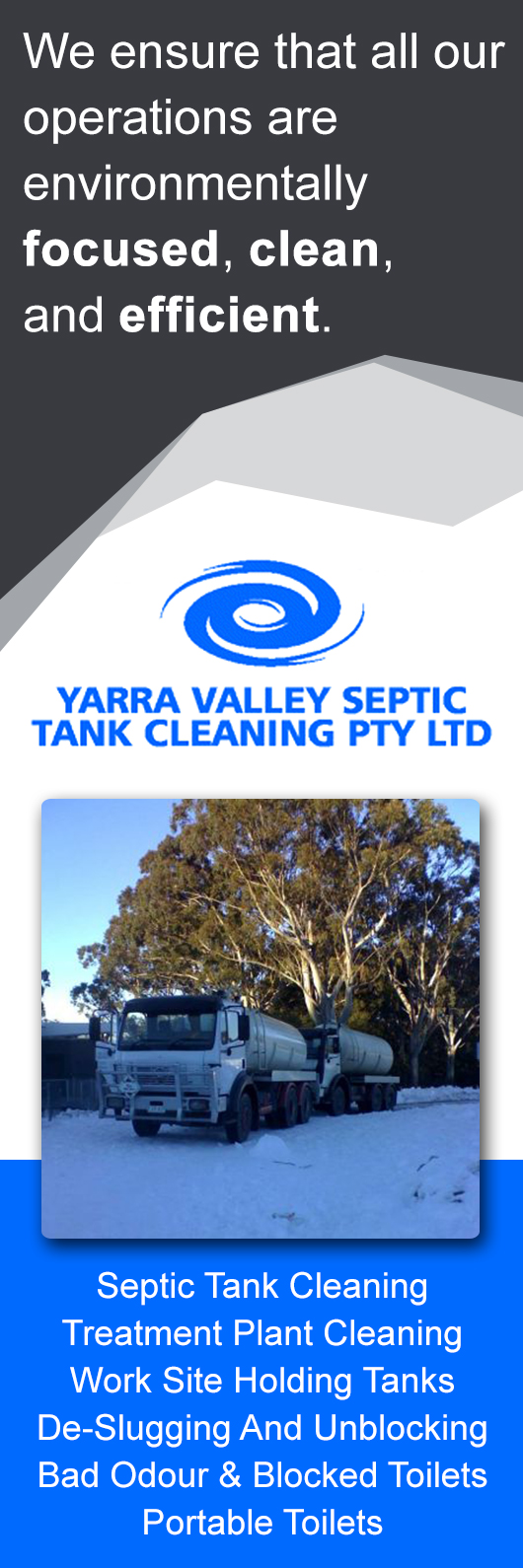 Yarra Valley Septics Pty Ltd - Promotion