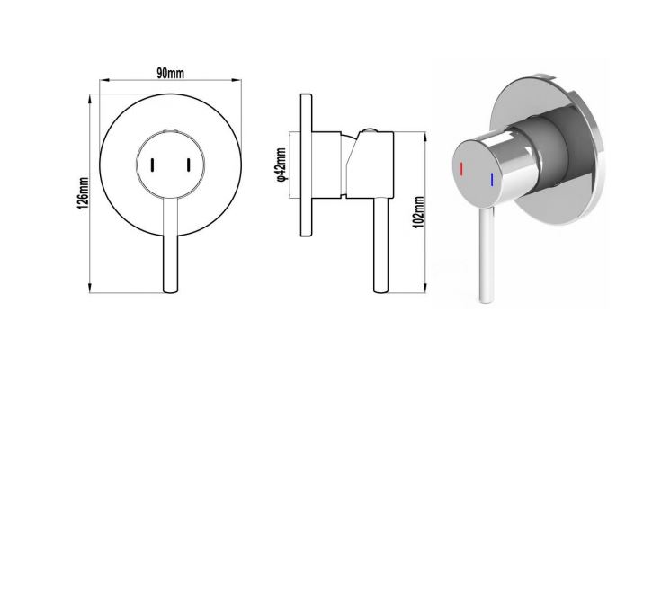 Senza Wall Mixer