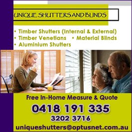 Unique Shutters And Blinds - Promotion