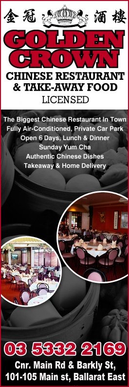 Golden Crown Licensed Chinese Restaurant - Promotion