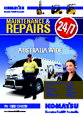 Komatsu Service & Sales Flyer HR