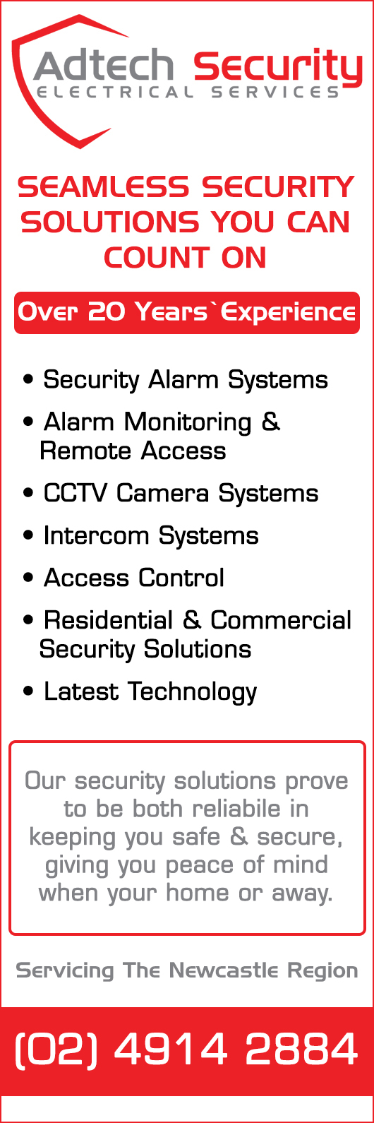Adtech Security & Electrical Services - Promotion