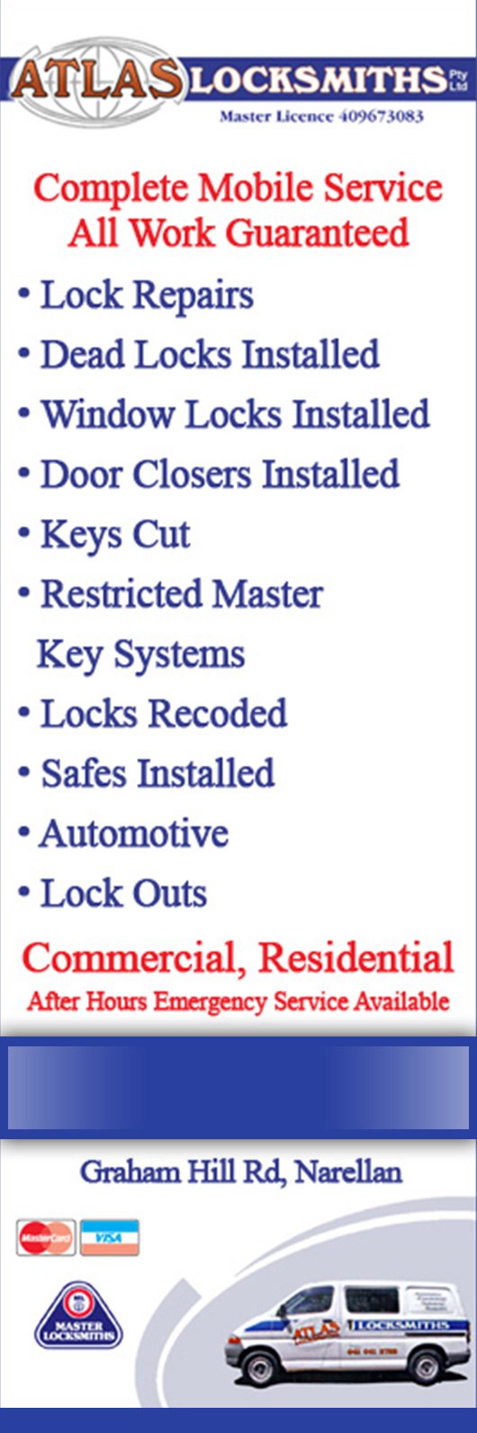 Atlas Locksmiths - Promotion
