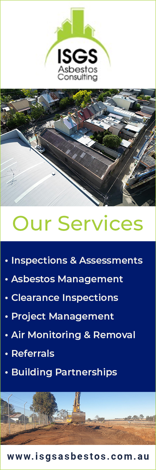 ISGS Asbestos Consulting - Promotion