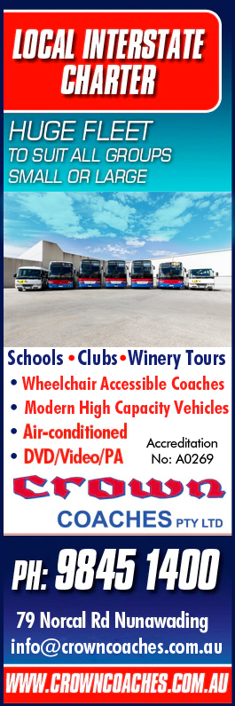 Crown Coaches Pty. Ltd. - Promotion