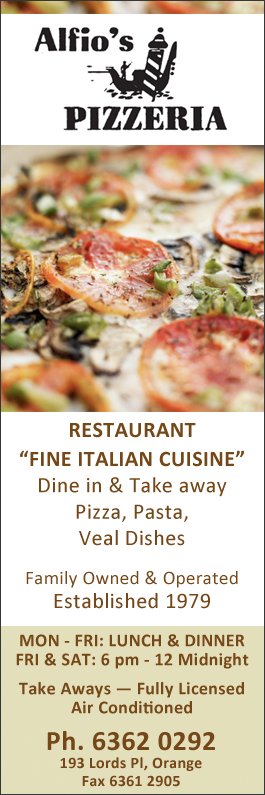 Alfio's Pizzeria - Promotion