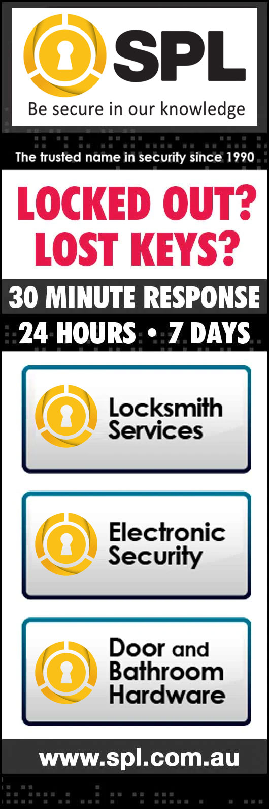 SPL Ballina Locksmiths - Promotion