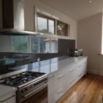 Kitchen Glass Splashback Melbourne ,  Supplied And Installed By Tomlinson Glass