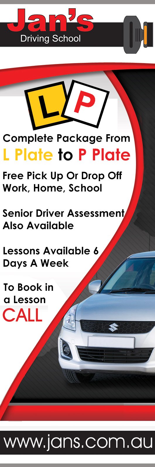 Jan's Driving School - Promotion