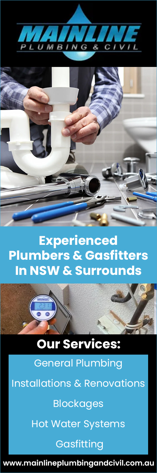 Mainline Plumbing & Civil Pty Ltd - Promotion