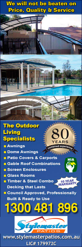 Stylemaster Patios Pty Ltd Patio Builders Burwood