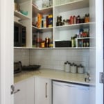 The perfect place for Food and Appliance Storage.