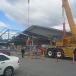 New extension to the Kangaroo Flat Aldi Store.